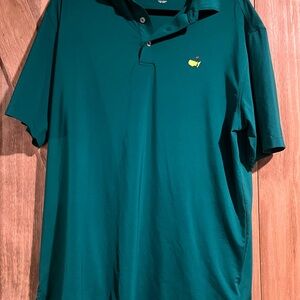 Men's Teal Short-Sleeve Polo with Embroidered Yellow Whale